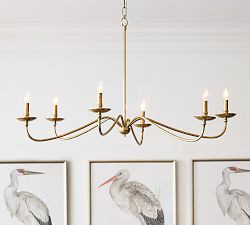 Lucca Iron Chandelier (38"-50") | Pottery Barn (US)