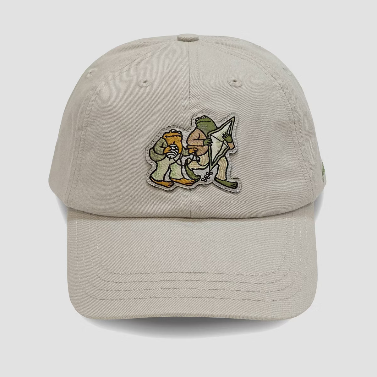 Men's Frog and Toad Baseball Hat - Beige | Target