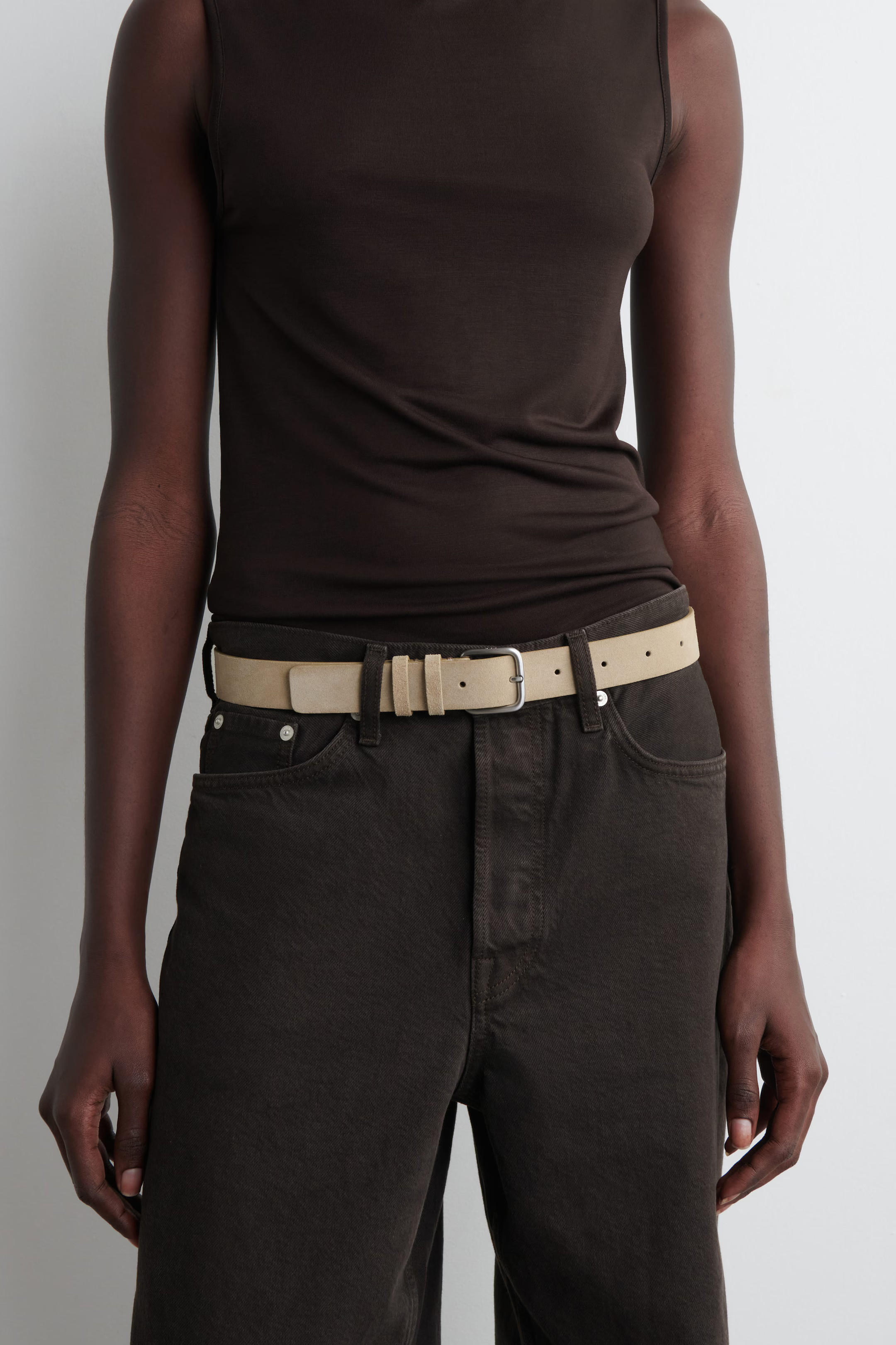 CLASSIC SUEDE BELT - BEIGE | COS | COS (EU)