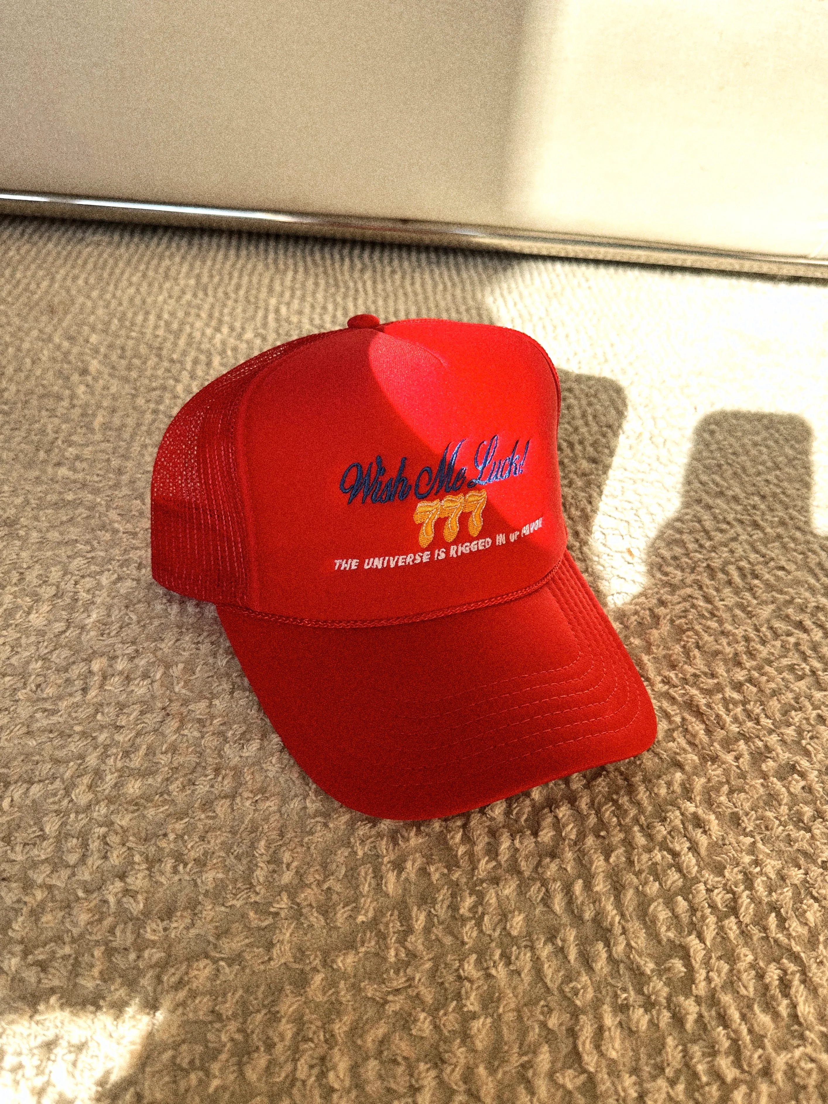 Wish Me Luck Red Hat | Shop Kristin Jones