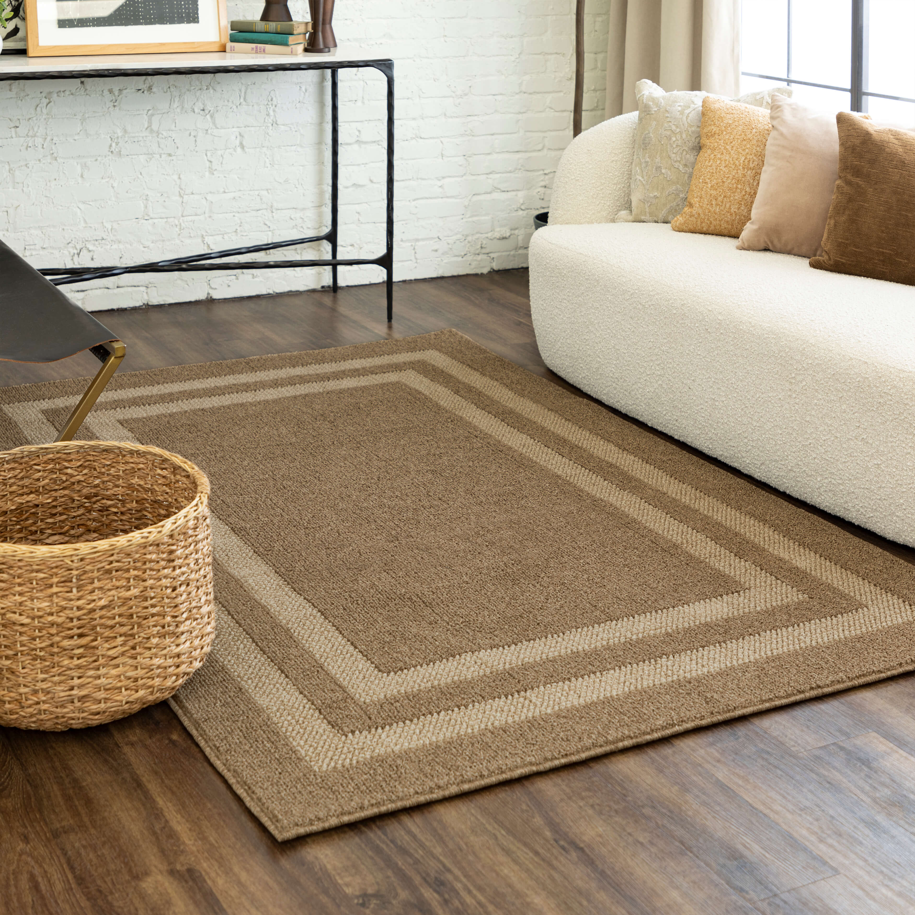 Aiden Sisal Praline/Tan Area Rug | Covered By Rugs