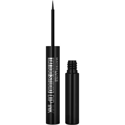 Maybelline Tattoo Studio Dip-Ink Waterproof Liquid Eyeliner - Black Track - 0.06 fl oz | Target