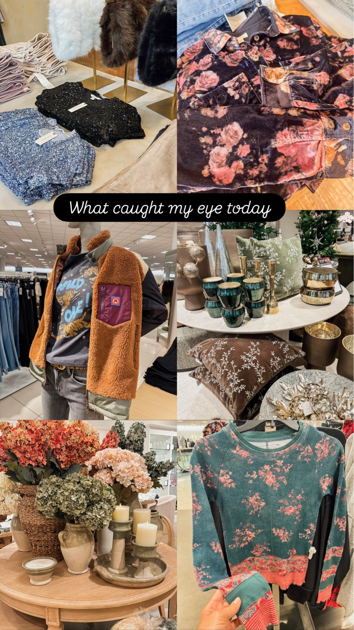 A look at what caught my eye shopping today.
