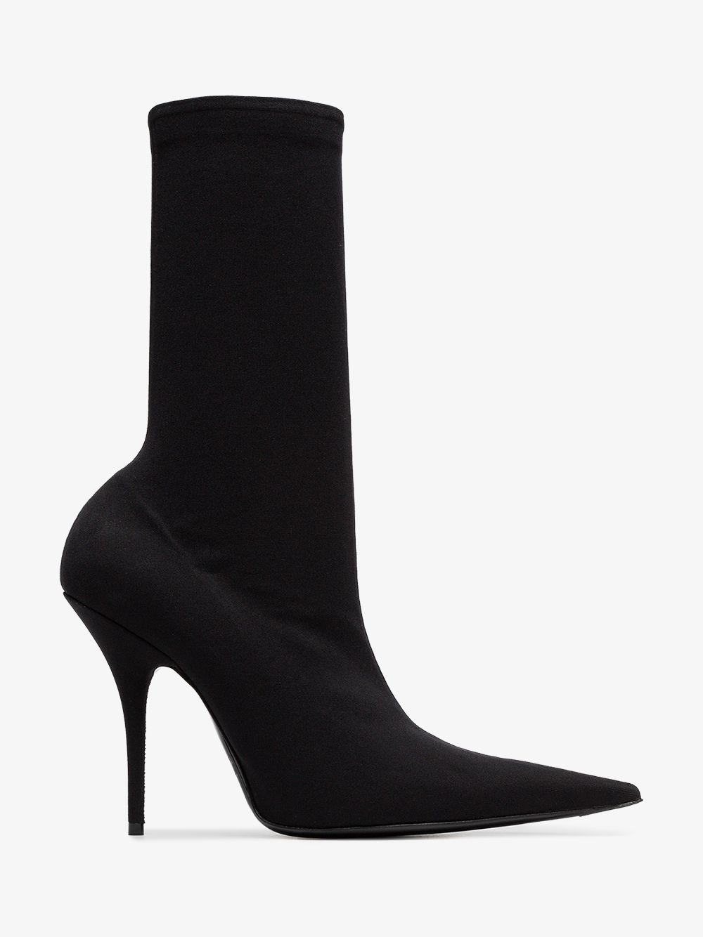 Balenciaga black Knife 110 jersey sock boots | Browns Fashion