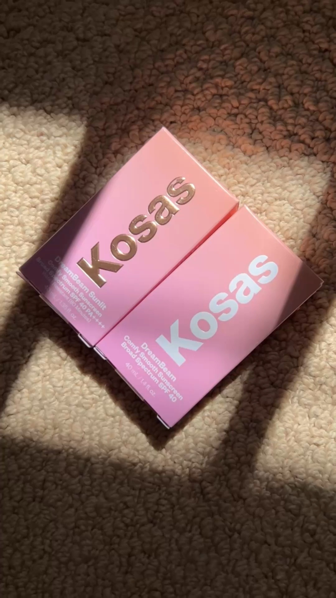 The pink packaging 💕
I'm obsessed with Kosas DreamBeam sunscreen and its amazing ingredients

#kosas #dreambeam #spf #sunscreen #makeup #skincare

#LTKselfcare #LTKBeauty #LTKgrwm