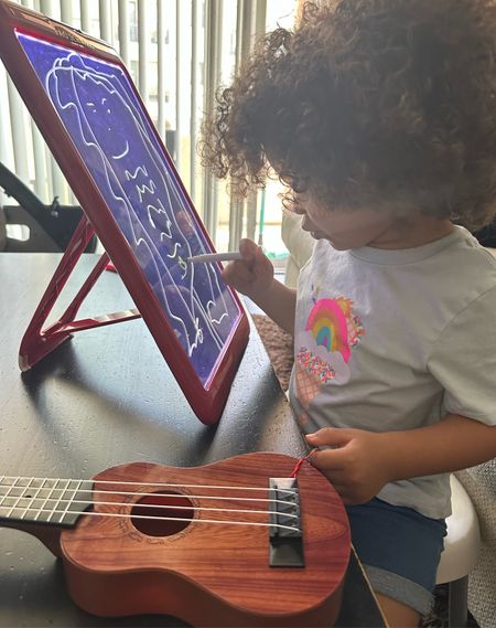 My daughter loves this new drawing board from FAO and he guitar just came in  

#LTKkids #LTKGiftGuide #LTKfindsunder50