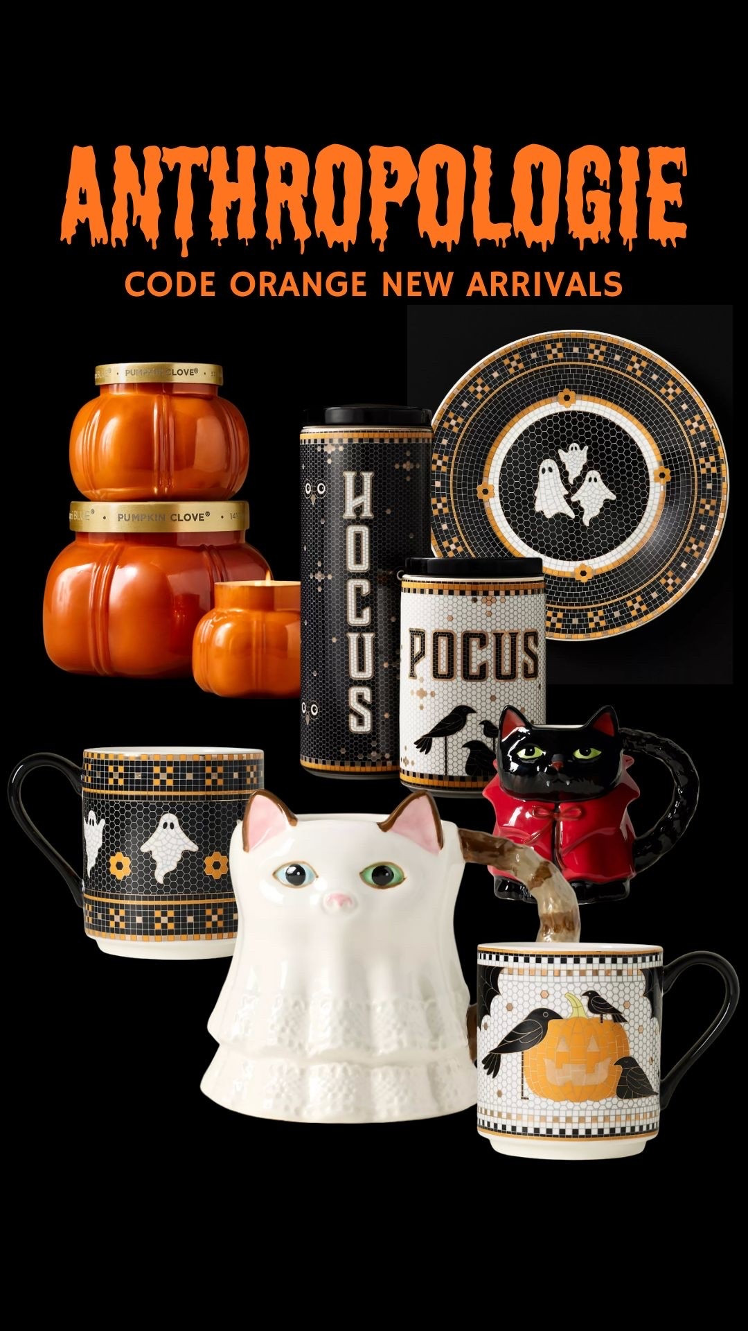 Anthropologie code orange. Halloween decor. New Anthropologie finds. Gothic home decor. Alt home decor.

#LTKHome