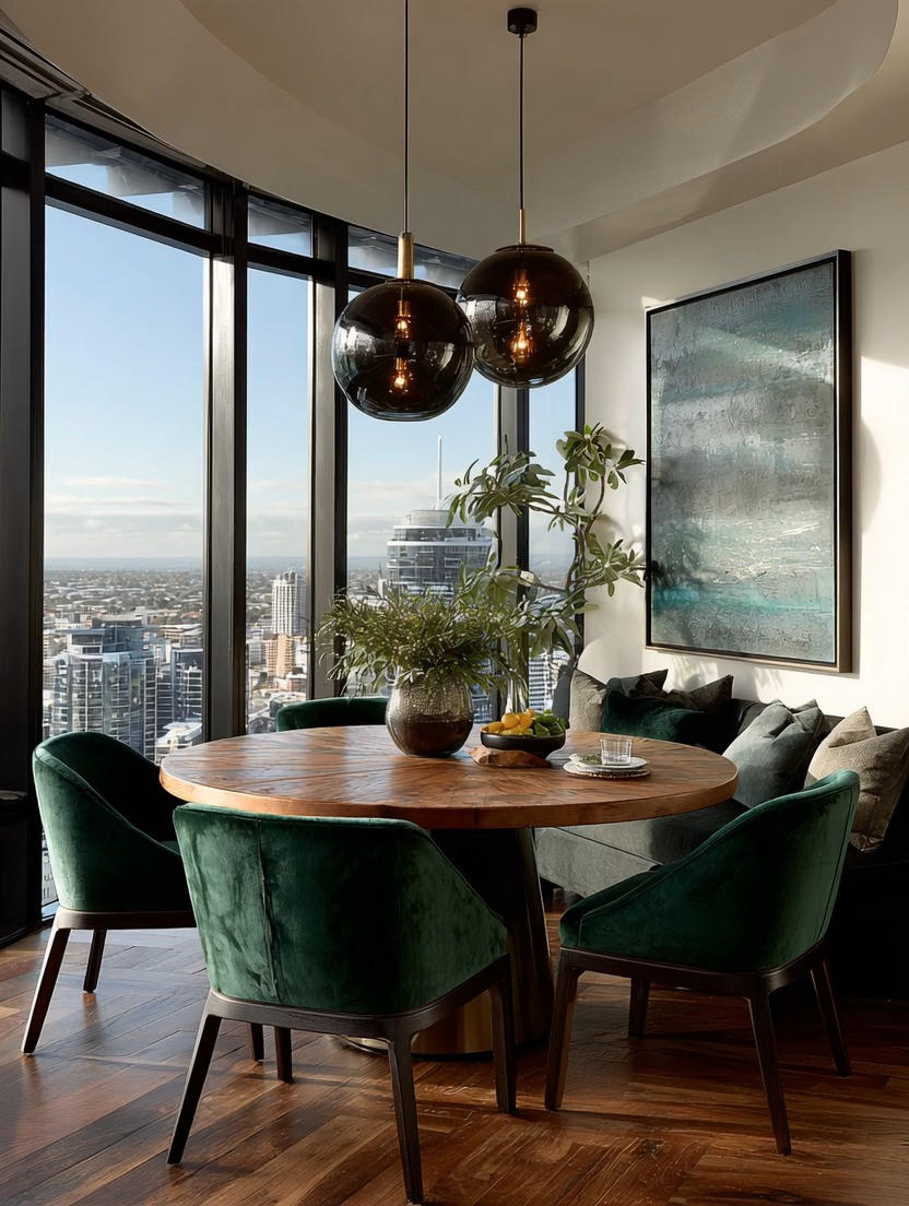 The dining room is not just for eating. It’s where connection happens.

A round dining table instantly changes the energy of the space—inviting conversation, creating flow, and making everyone feel included. It’s one of the simplest ways to bring a more intentional, balanced layout into your home.

Paired with emerald velvet chairs, the room feels rich, grounded, and quietly luxurious. The softness of velvet contrasts beautifully with the structure of the table, while the deep green adds a sense of calm and depth.

And here’s the detail most people miss—adding a lounge chair nearby. Not everyone always sits at the table, but they still want to be part of the moment. This creates a space for conversation beyond the table itself.

This is what makes a room feel thoughtful, not just styled.

The key is designing for how people actually gather.

Explore our curated edit of round dining tables, velvet chairs, and lounge seating, with multiple options in different sizes, colors, and finishes—all linked below to help you create your own elevated, conversation-driven dining space.

#DiningRoomDesign #FengShuiLiving #IntentionalHome 

 #LTKHome