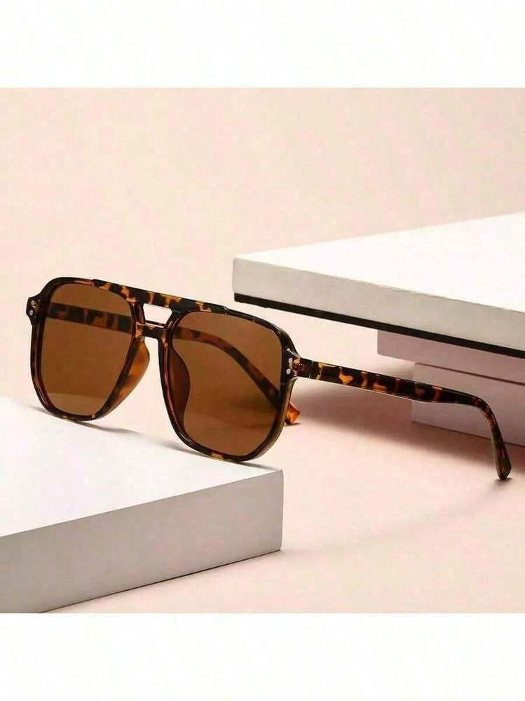 A Pair Of Fashionable Outdoor Glasses, Men's And Women's Dual-Purpose Light-Blocking Glasses, Gra... | SHEIN