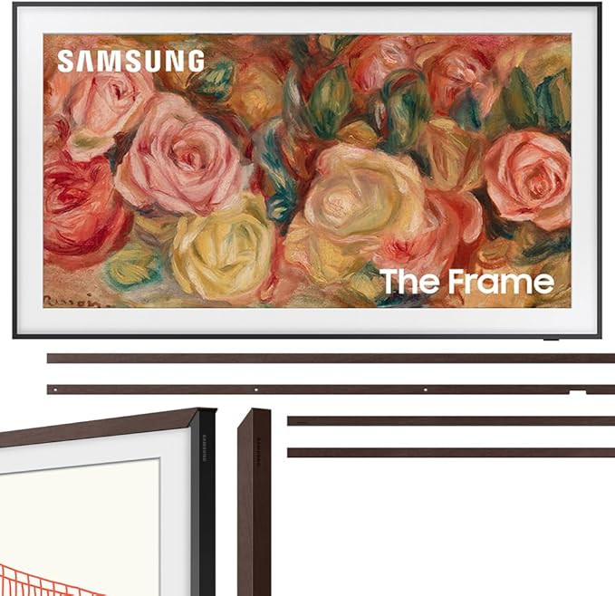 SAMSUNG QN50LS03DAFXZA 50 inch The Frame QLED 4K Smart TV 2024 Bundle 50" The Frame Customizable ... | Amazon (US)
