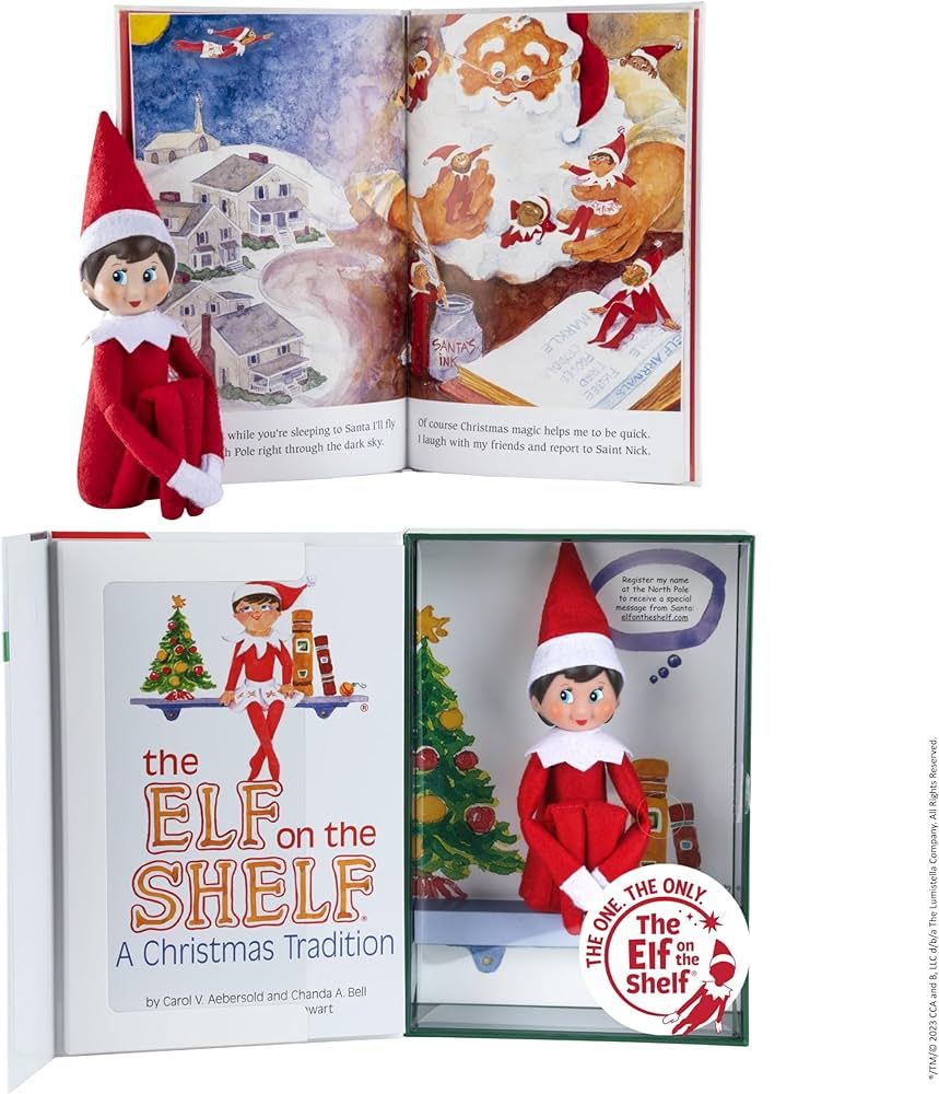 The Elf on the Shelf: A Christmas Tradition - Girl Scout Elf with Blue Eyes - Includes Artfully I... | Amazon (US)