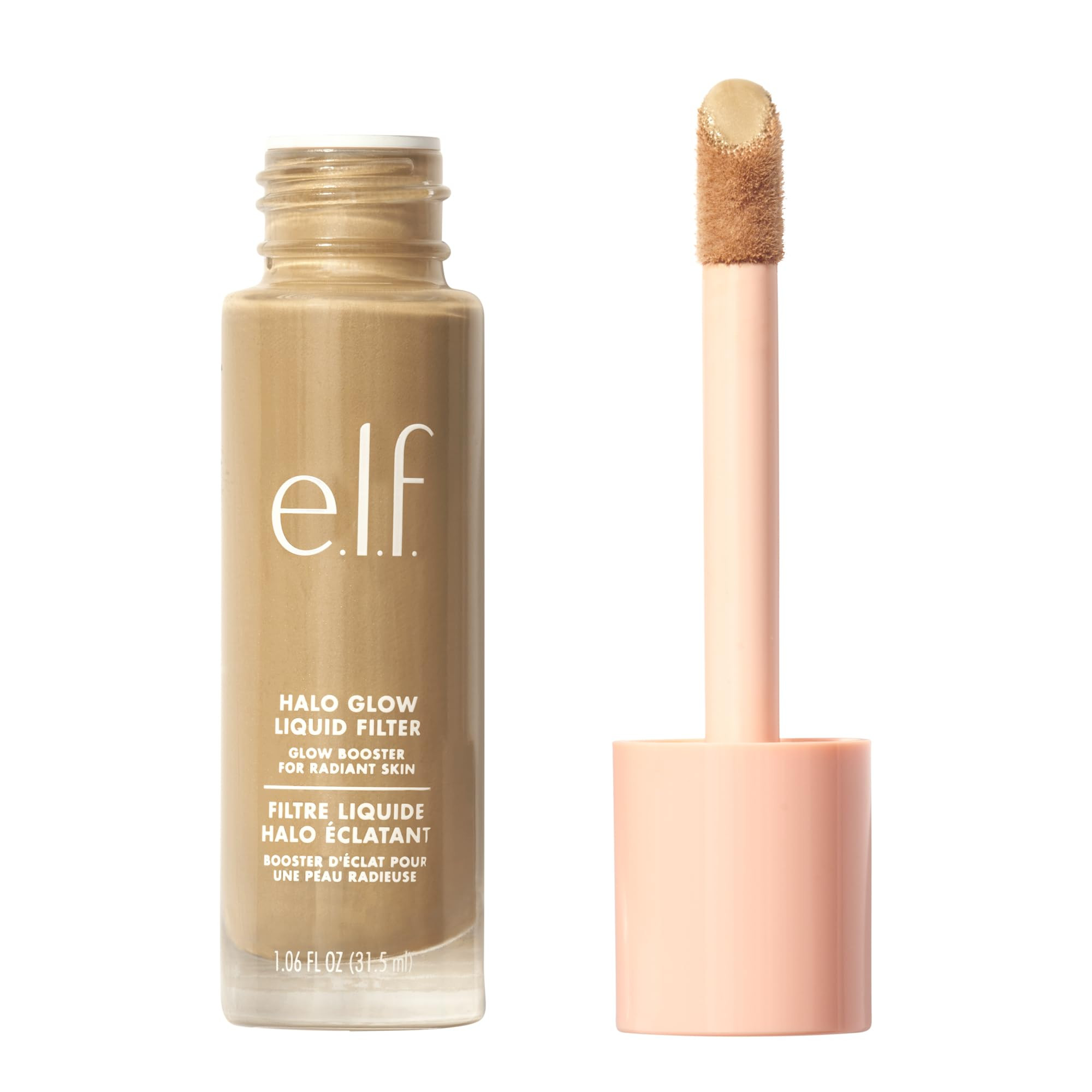 e.l.f. Halo Glow Liquid Filter, Complexion Booster For A Glowing, Soft-Focus Look, Infused With H... | Amazon (US)
