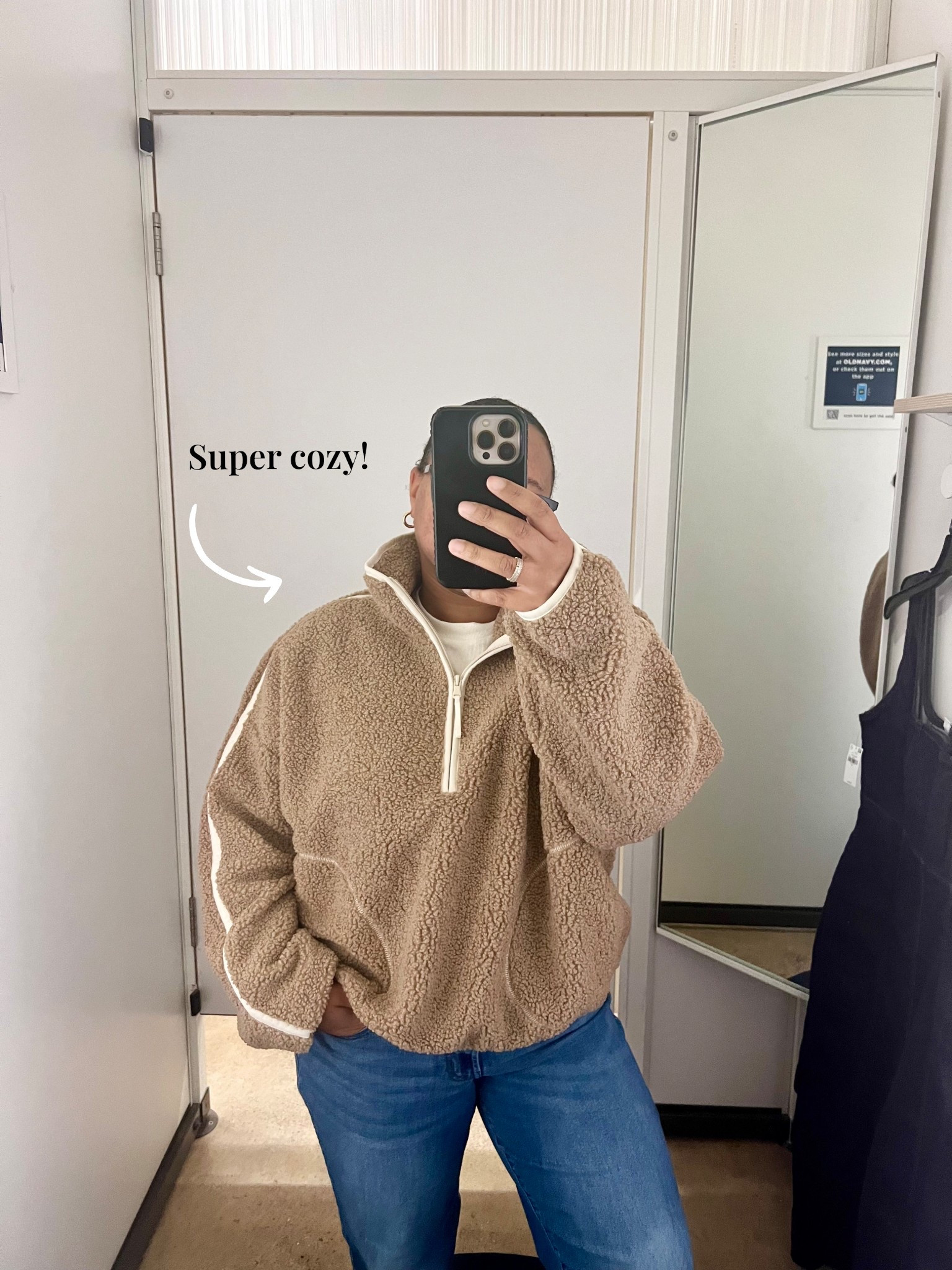 Instantly bought this teddy pullover from Old Navy! 50% off right now! 

#LTKSaleAlert #LTKFindsUnder50 #LTKSeasonal