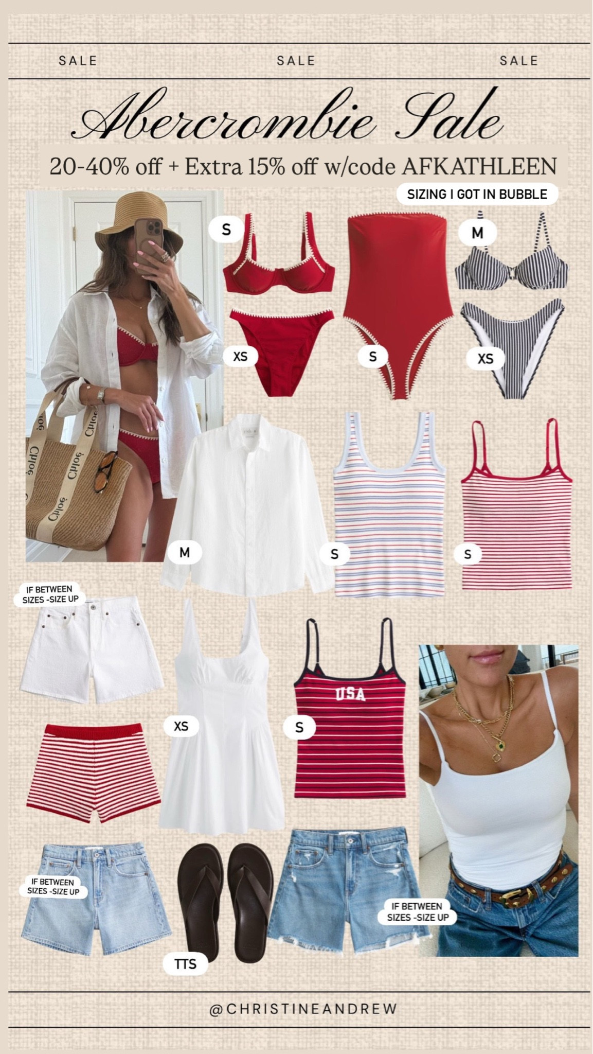 Major Abercrombie sale!  20-40% off sitewide + extra 15% off stacked with code: AFKATHLEEN 💫

Abercrombie sale, summer outfit, denim shorts, Fourth of July outfit, jean shorts, Abercrombie swimsuit 

#LTKSeasonal #LTKSaleAlert #LTKSwim