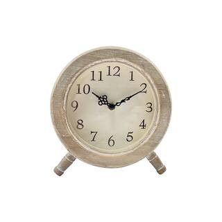 7" Rustic Tabletop Clock by Ashland® | Spring Tabletop Decor | Michaels | Michaels Stores