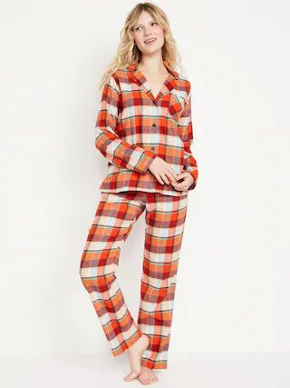 Matching Flannel Pajama Set for Women | Old Navy (US)