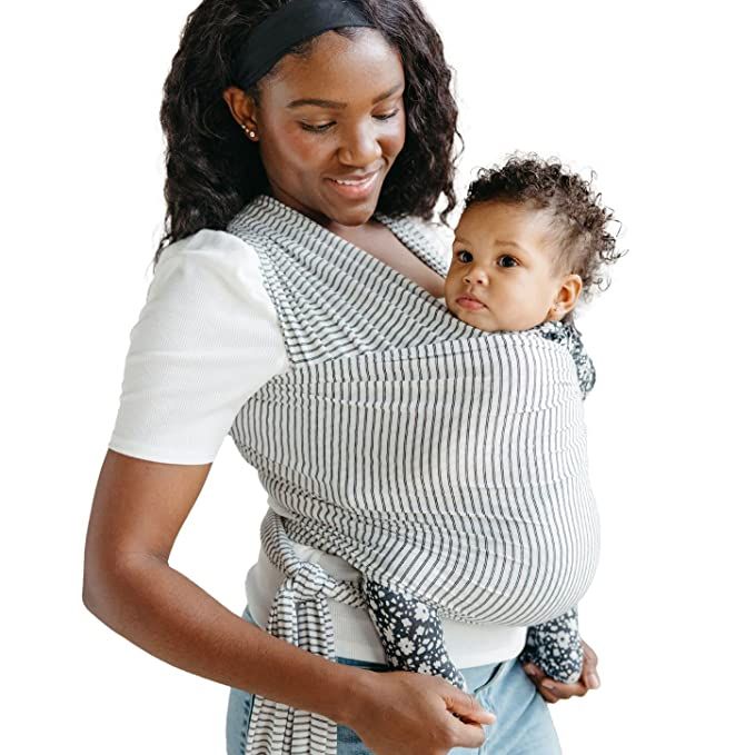 Solly Baby Wrap | Black Pinstripe | Baby Carrier | Luxury Newborn Carrier, Baby Holder, Baby Wrap... | Amazon (US)