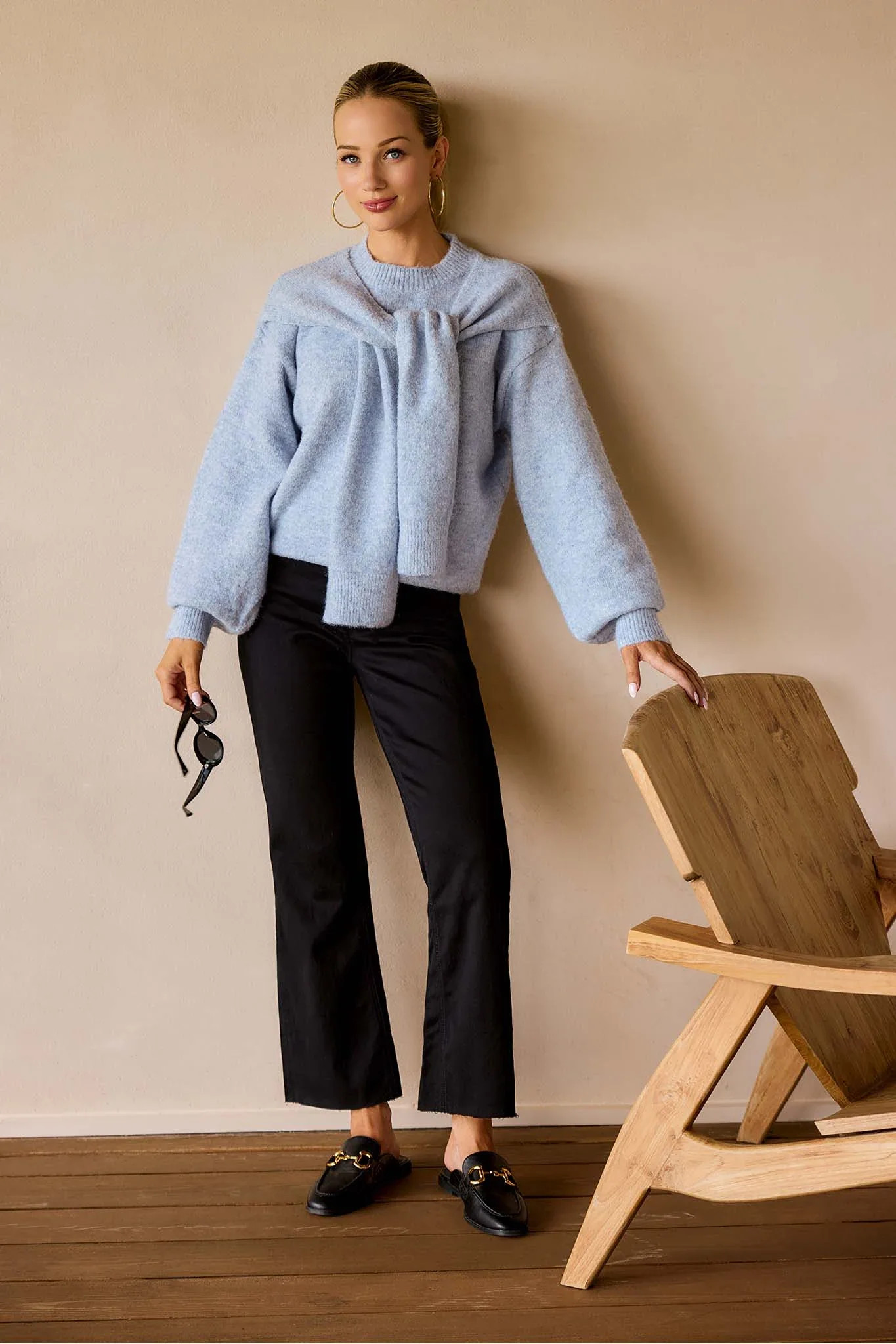 Stevie Sweater- Blue | Avara