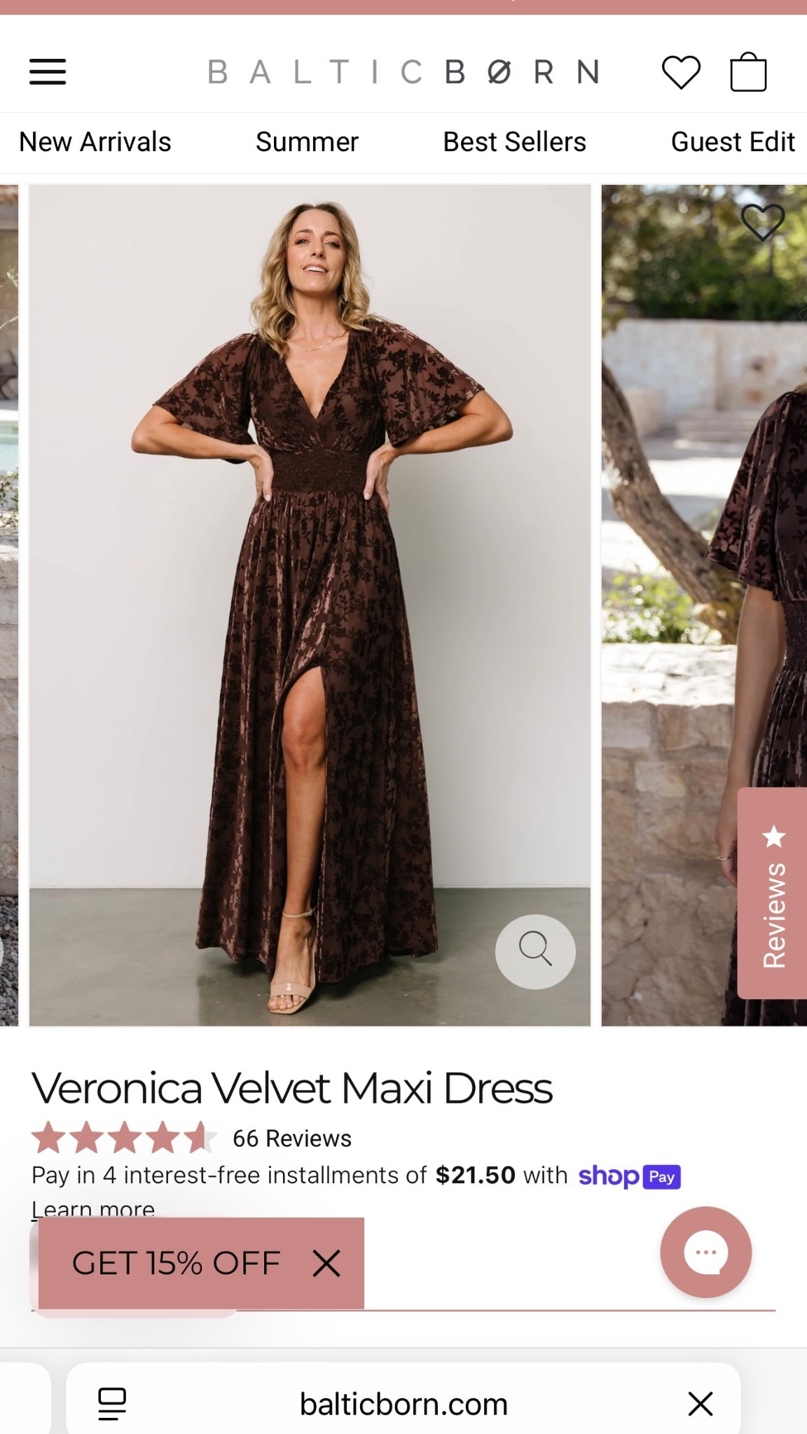 A beautiful brown wedding guest dress that would be nursing friendly! 

#LTKWedding