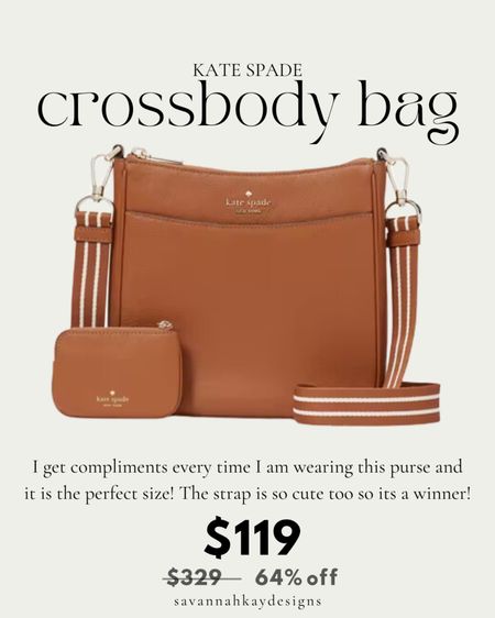 This bag is one of my favorites! The colors are so good and it is the perfect size

#katespade #crossbody #bag #purse #sale 

#LTKstyletip #LTKsalealert #LTKSpringSale
