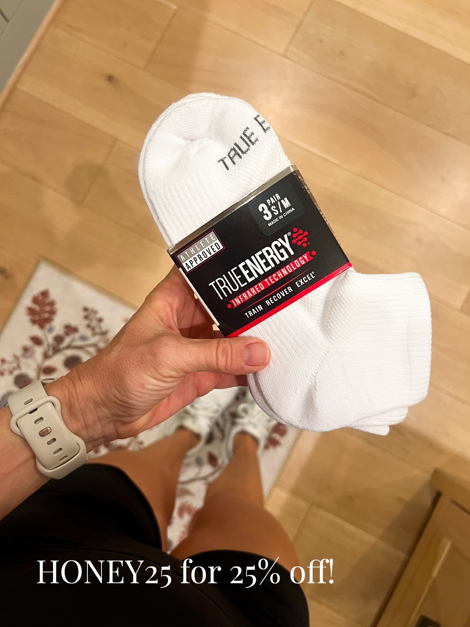 Morning to night- Trueenergy socks fueling my longest days & hardest workouts! 🏋🏽‍♀️

Use my code HONEY25 to save 25% off sitewide!

#LTKdayinmylife #LTKfitnessgoals #LTKActive