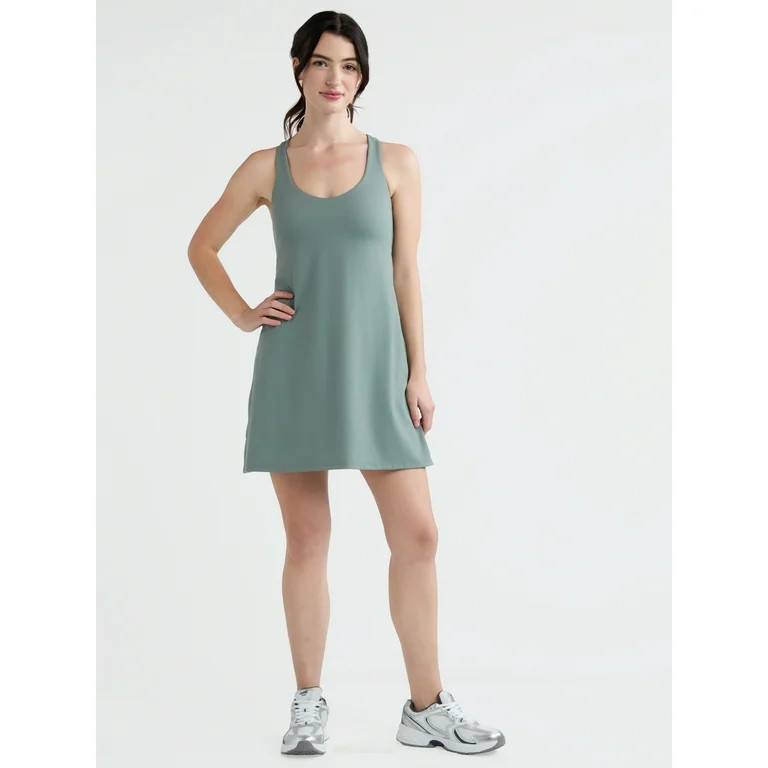 Avia Women's and Women's Plus Active Dress with Built-in Bra, Sizes XS-4X | Walmart (US)