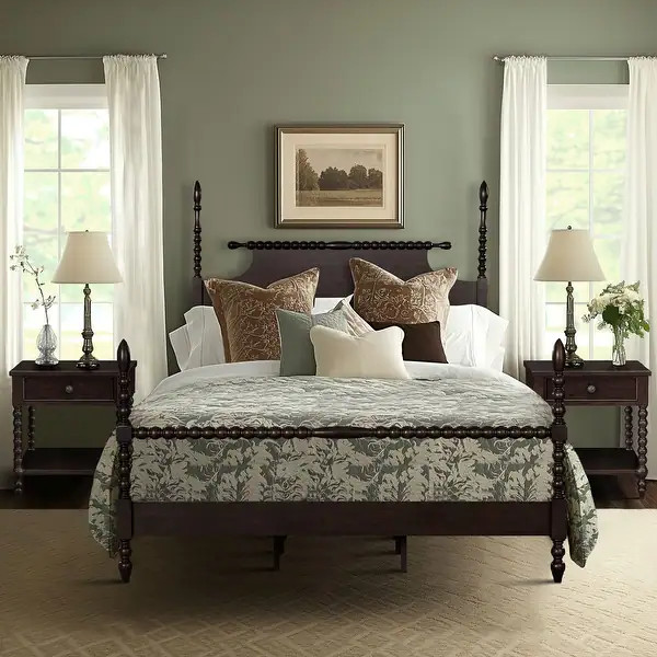 Madison Park Signature Beckett Bed - Morocco Brown - Queen | Bed Bath & Beyond