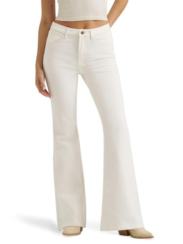 Wrangler Women's High-Waisted Fierce Flare, Dove, 18-30 | Amazon (US)