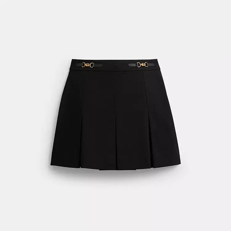 Sculpted C Pleated Skirt | Coach (US)