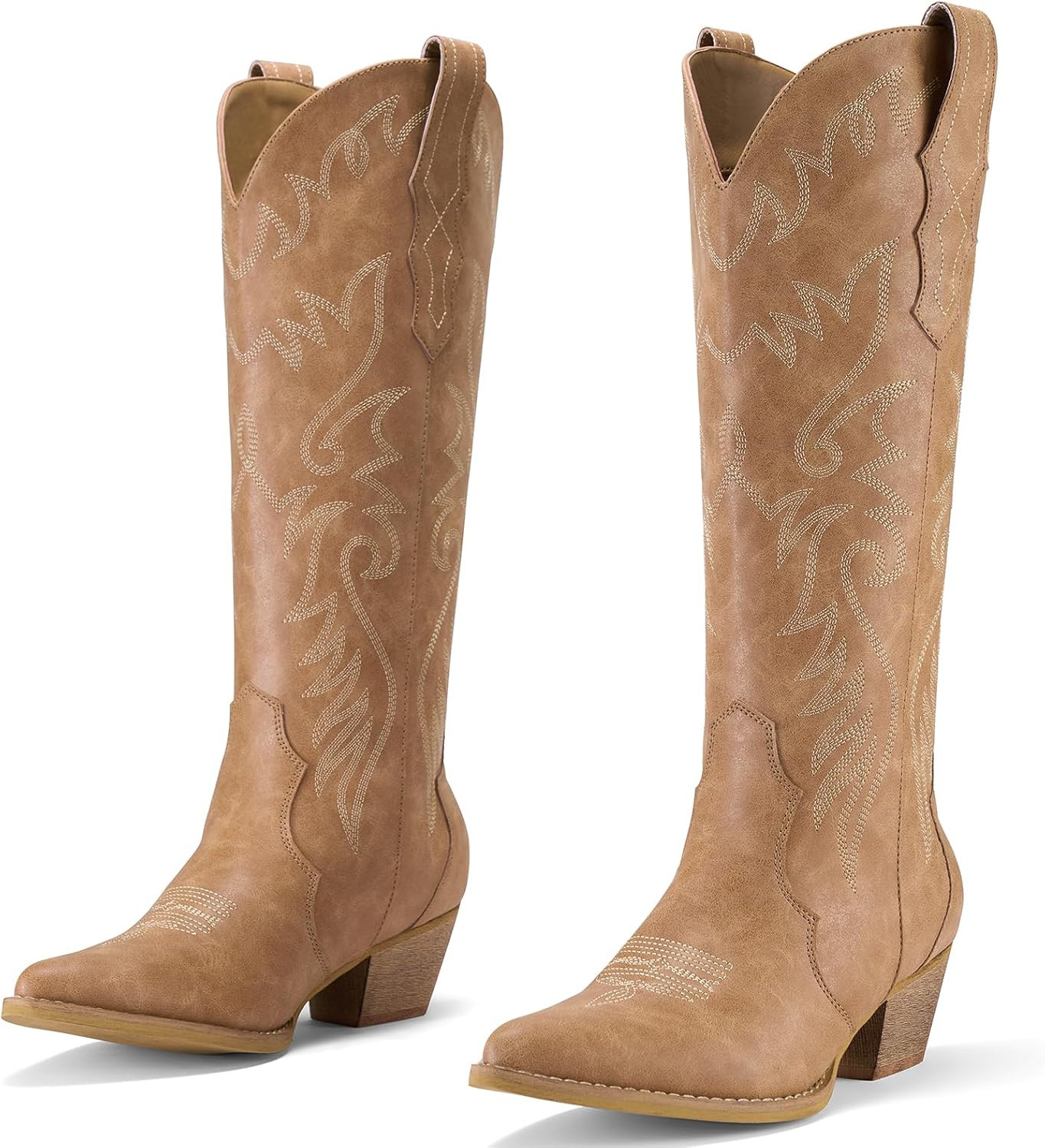 Cowboy Boots for Women, Knee-High Cowgirl Boots | Amazon (US)