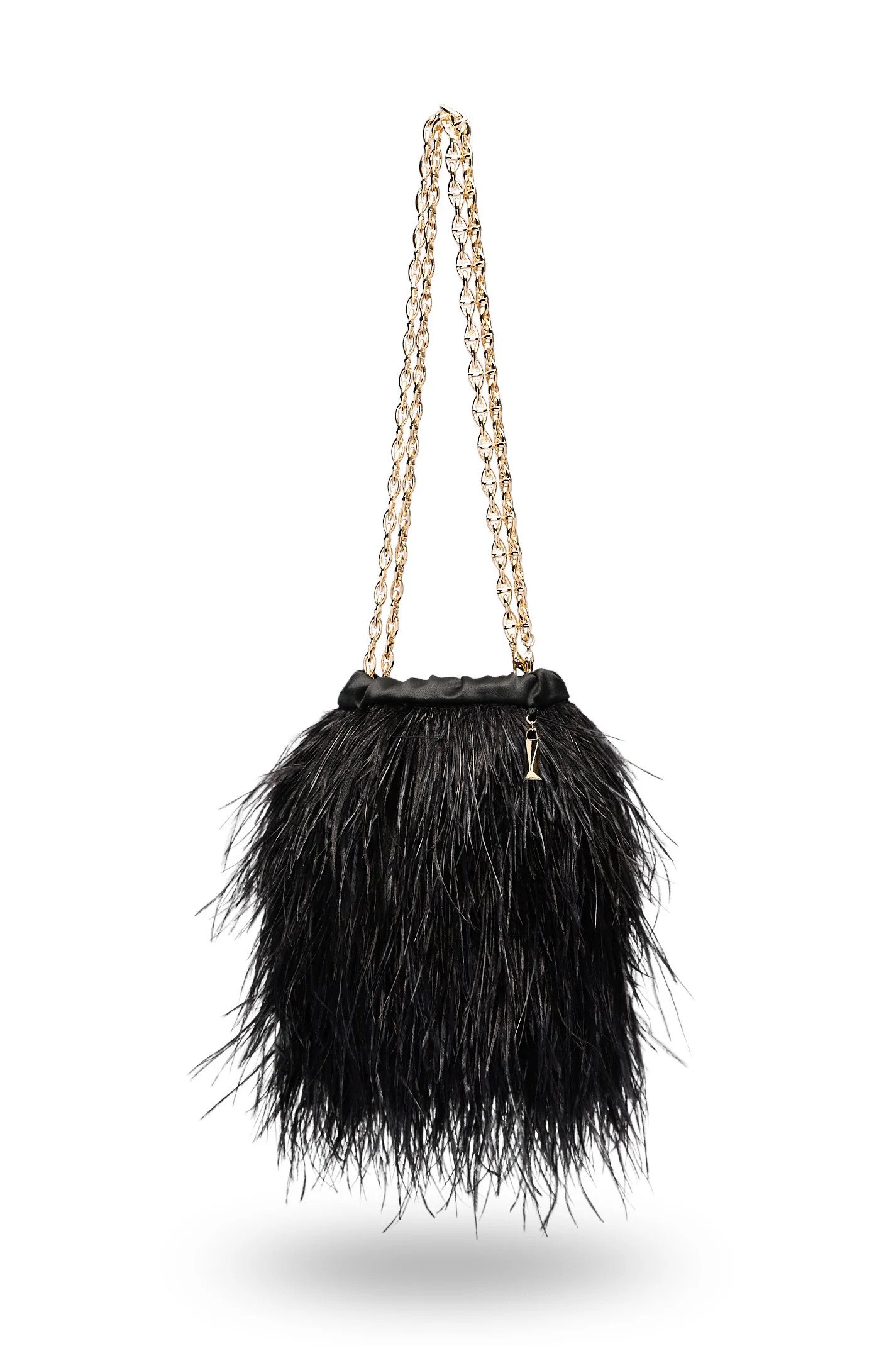 FEATHER BUCKET BAG - BLACK - Scanlan Theodore | Scanlan Theodore AU