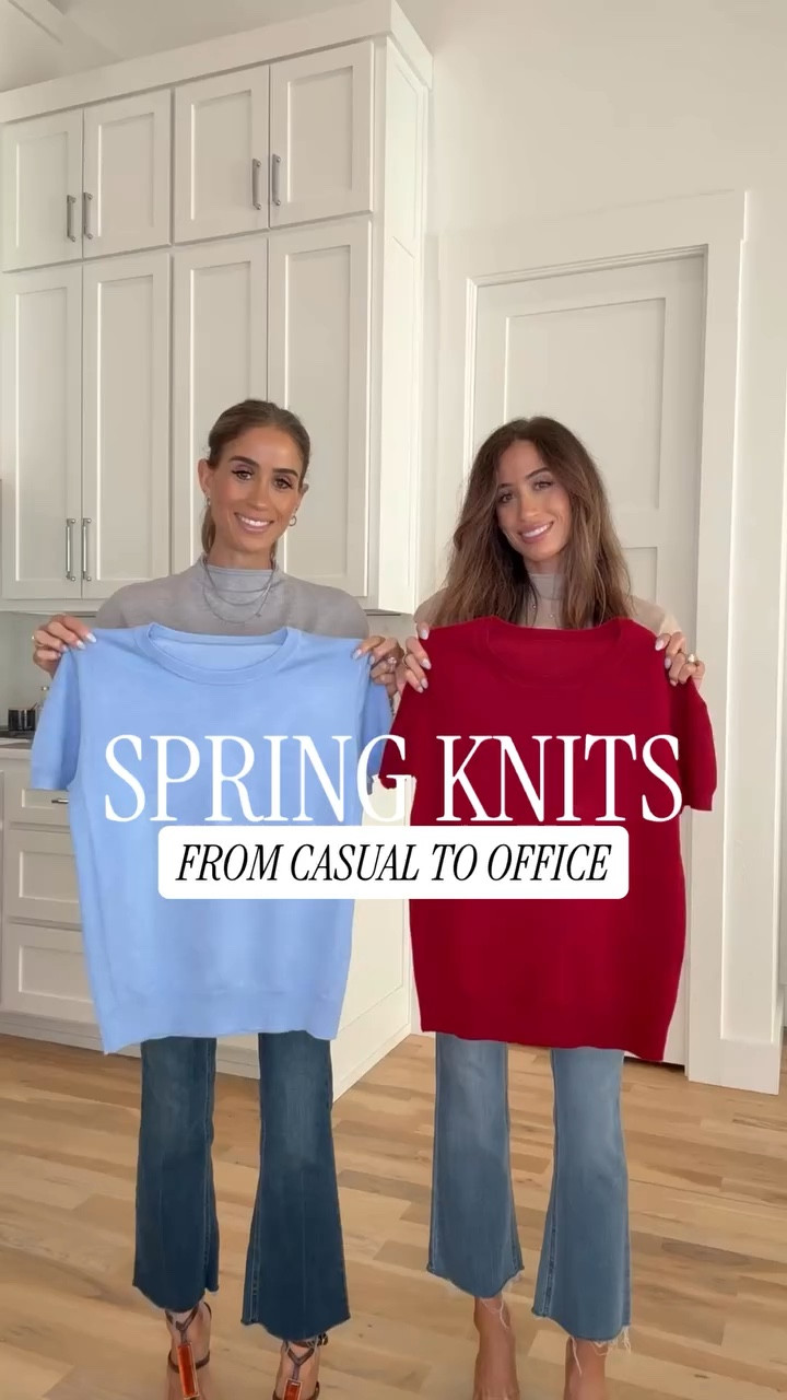  the perfect knit top you can wear from the office to happy hour, or for more casual days! They come in short sleeve  and sleeveless. They feel luxurious and lightweight, but look so polished. Also love the colors they come in! We are wearing size xs

Style these with jeans for casual days, or wear them under a blazer and trousers for the office 

lightweight spring knits, spring outfit ideas, casual to office outfits, versatile wardrobe basics, spring capsule wardrobe, chic everyday outfits, effortless style outfits, neutral spring outfits, knit tops for spring, layering pieces for spring, polished casual outfits, work to weekend outfits

#springoutfits #springstyle #capsulewardrobe #everydayoutfits #amazonfinds

#LTKWorkwear #LTKPetite #LTKSeasonal