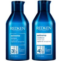 Redken Extreme Shampoo 300ml and Conditioner 300ml Bundle for Damaged Hair, with Protein and Strength Complex | Look Fantastic (UK)
