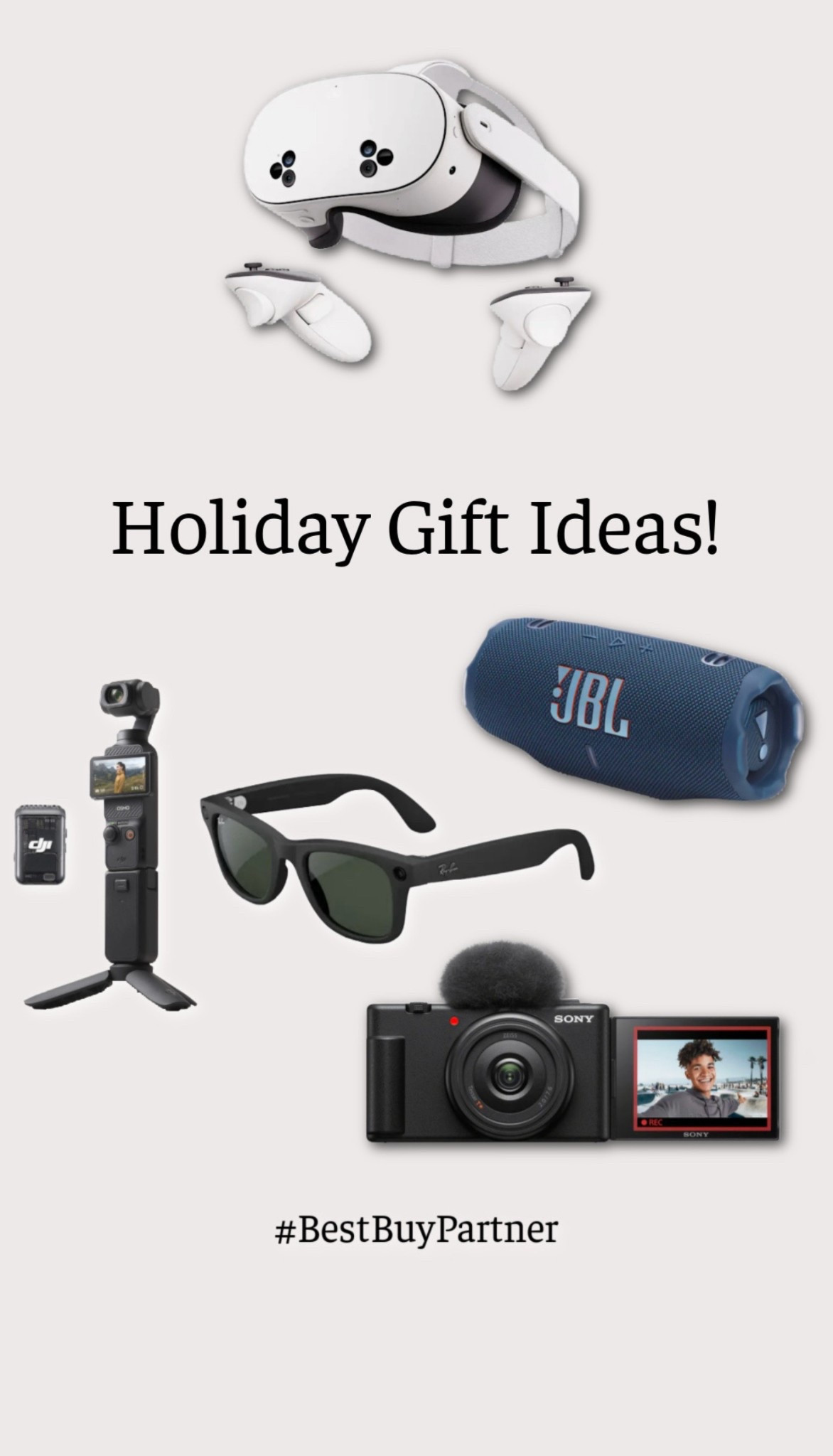 #BestBuyPartner Alright… we all know how hard it can be to find the perfect gift. So I put together a little gift guide with some of my favorite tech products, all from @bestbuy 🙌🏼 Shop all the top gifts at Best Buy this season!