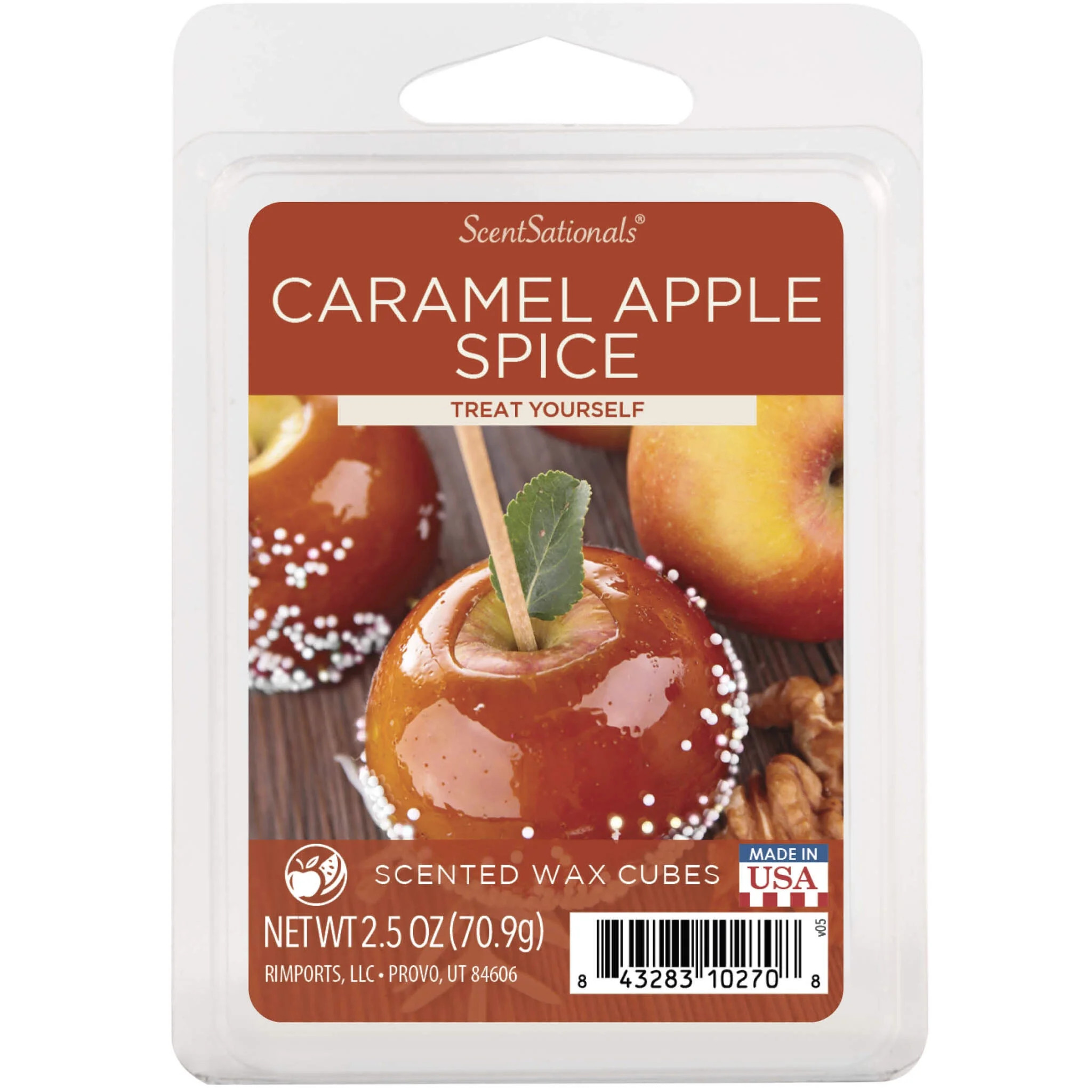 Caramel Apple Spice Scented Wax Melts, ScentSationals, 2.5 oz (1-Pack) | Walmart (US)