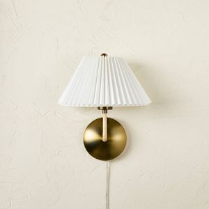 Rattan Wrapped Sconce Brown (Includes LED Light Bulb) - Opalhouse&#8482; designed with Jungalow&#... | Target