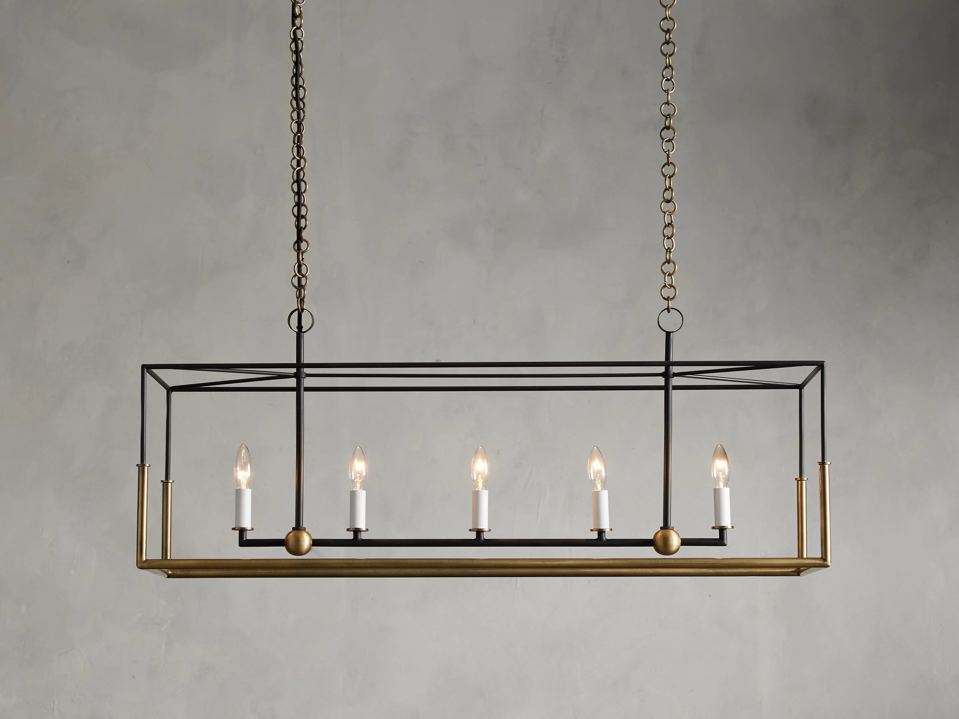 Holt 5 Light Linear Chandelier | Arhaus