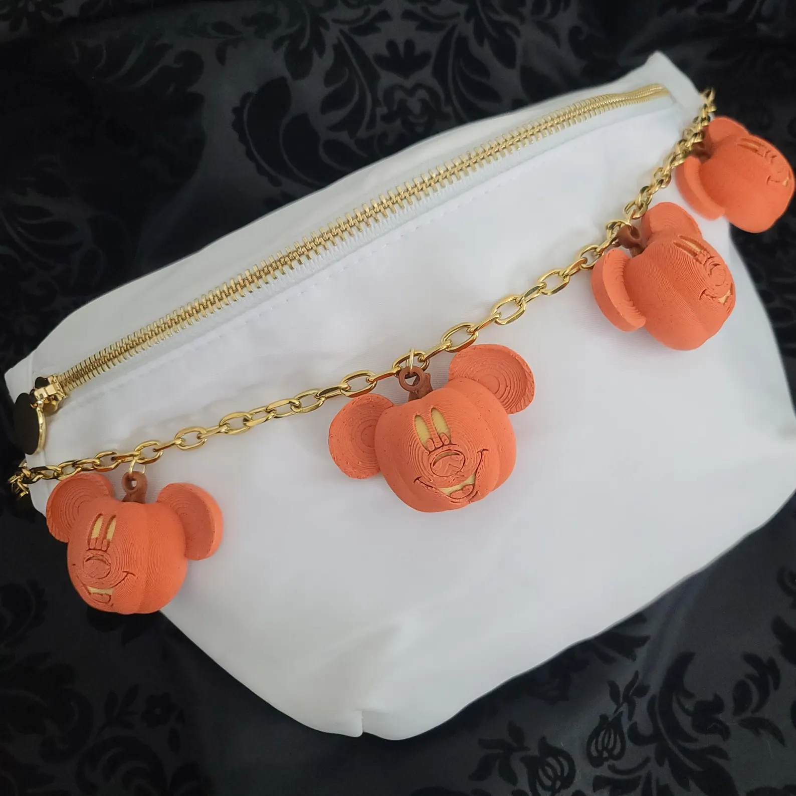 Mickey Pumpkin Bag Charm | Halloween Not So Scary | Women Handbag Charms, Bag Accessories, Purse ... | Etsy (Global)