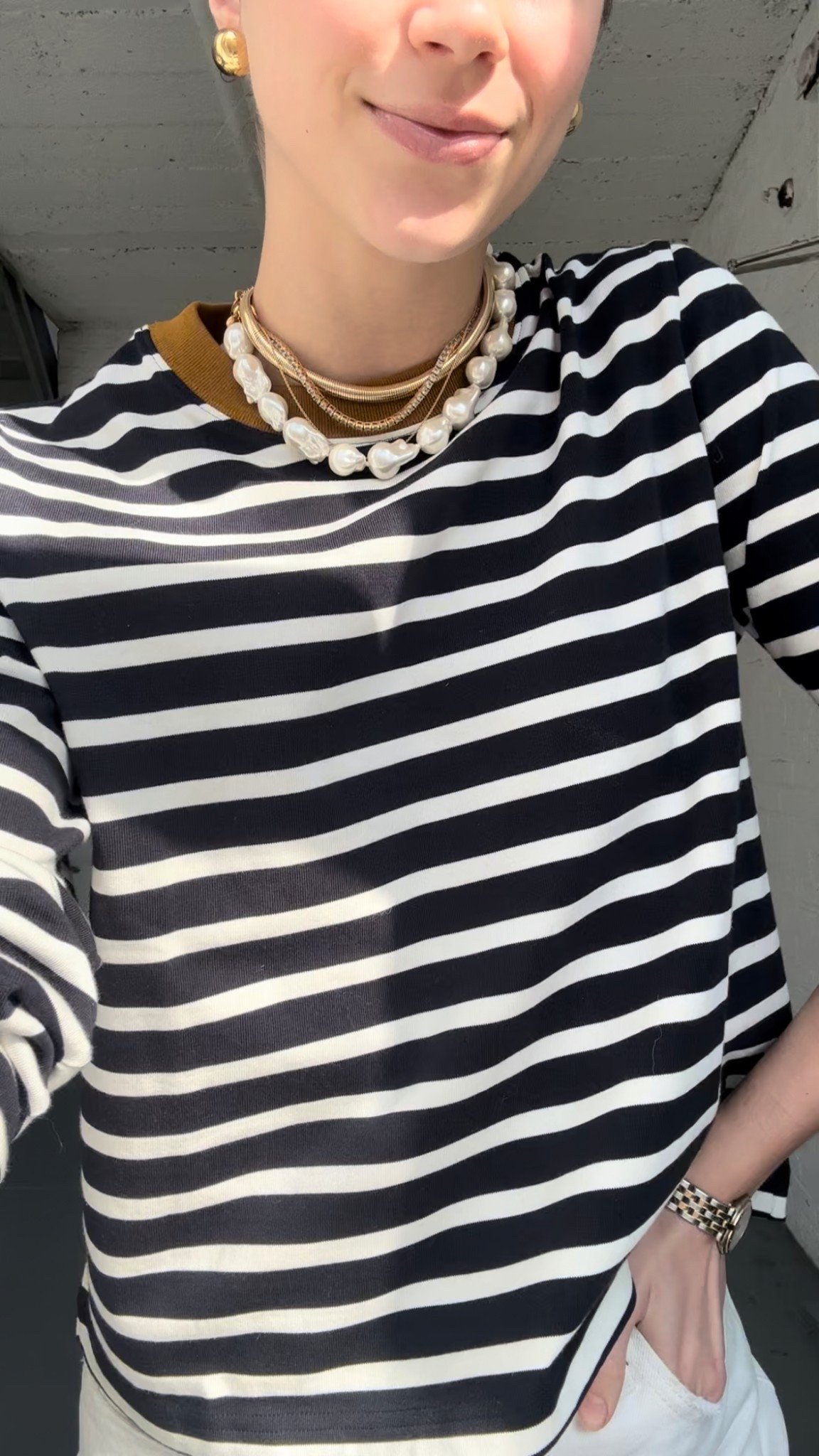 pearls + stripes all summer!!!
