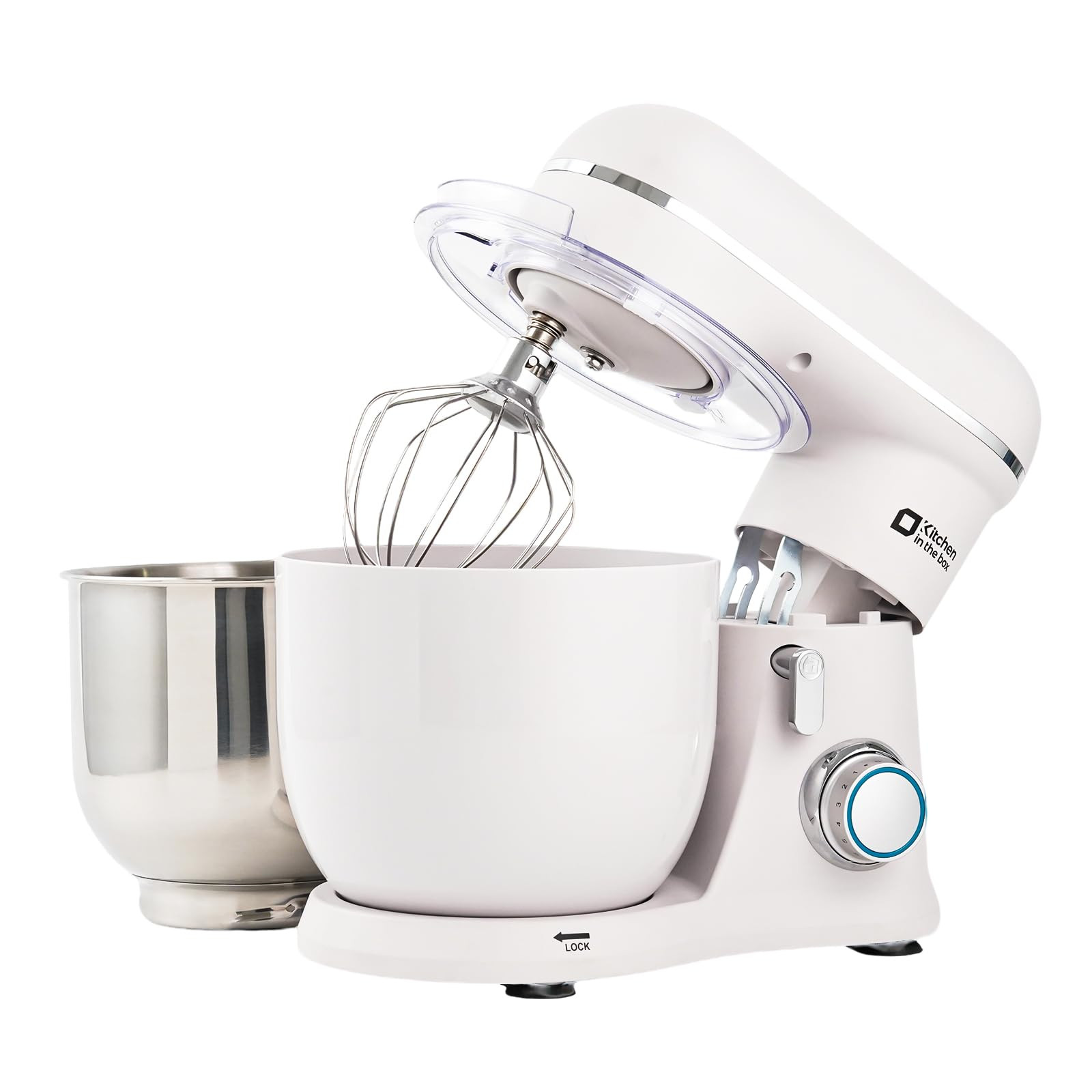 Kitchen in the Box Stand Mixer, 3.5QT Two Bowls Small Kitchen Electric Mixer, 10-Speed Portable L... | Amazon (US)