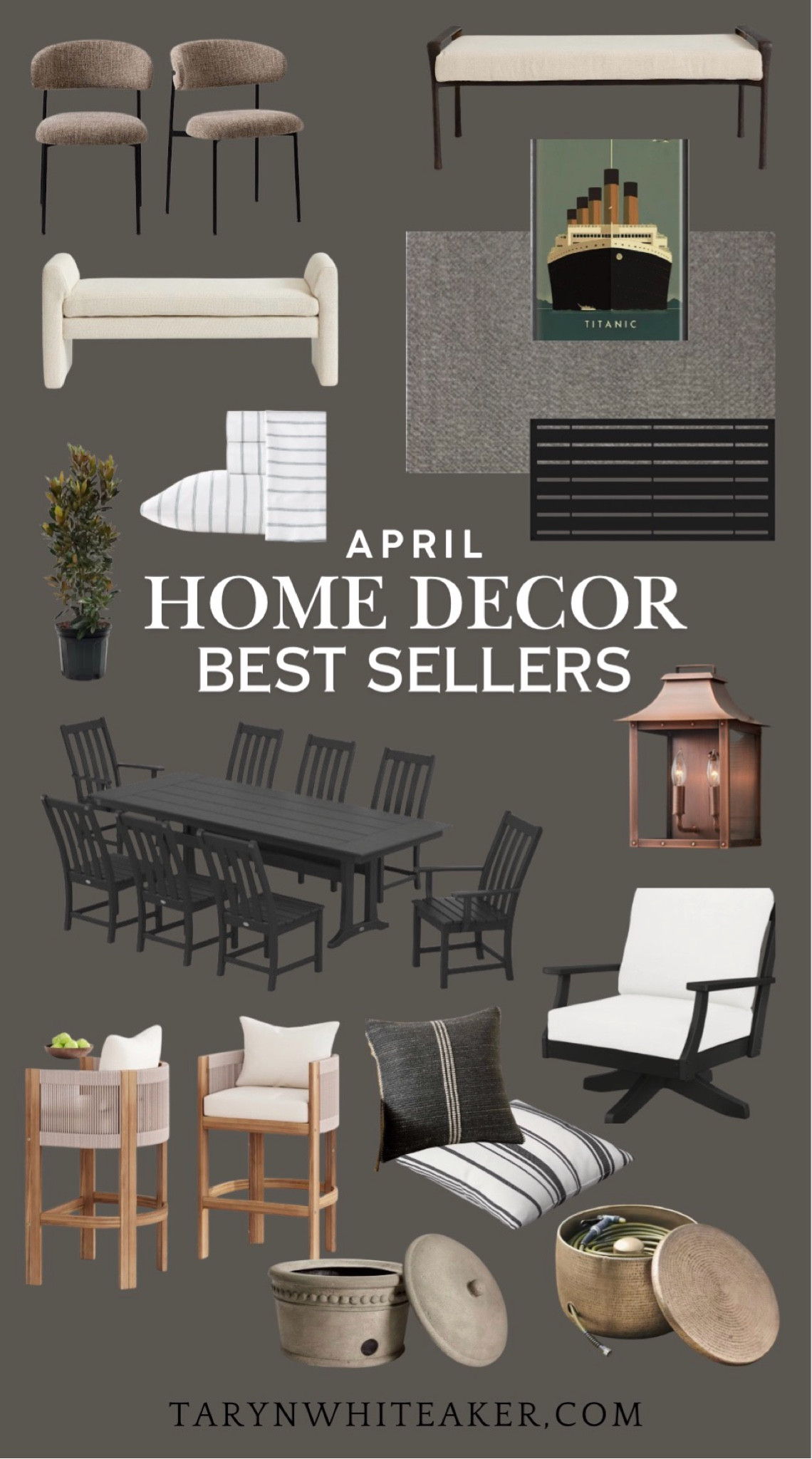 The best home decor and furniture sellers from April! Outdoor furniture and decor and neutral home accessories. 

#LTKHome