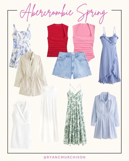 Spring fashion finds from Abercrombie, spring outfit ideas, spring style 

#LTKstyletip #LTKfindsunder100