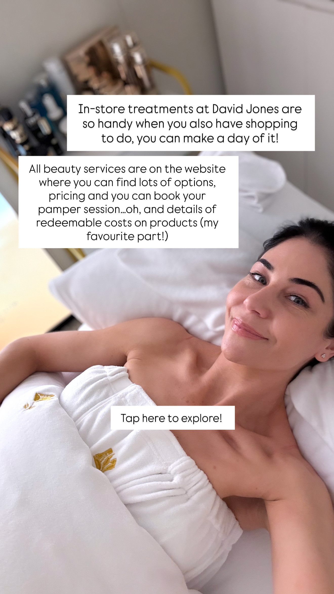 A little pampering thanks to David Jones ✨ 

 #LTKaustralia #LTKbeauty #LTKstyletip