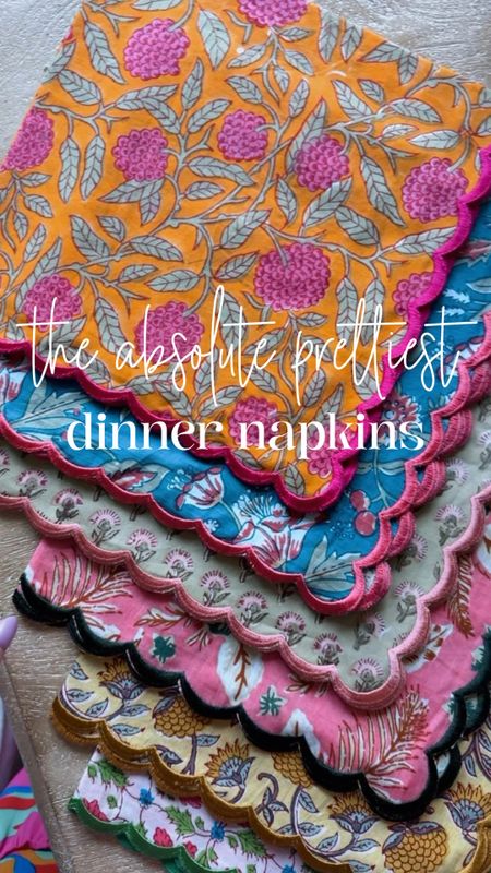 The PRETTIEST Dinner Napkins 💗 

#LTKhome #LTKfamily #LTKparties
