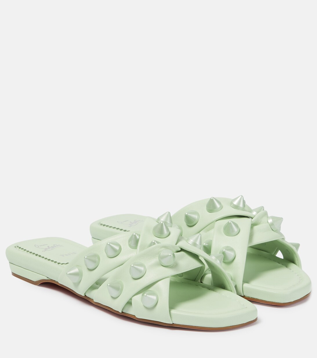 Christian LouboutinMiss Spika Club leather sandals | Mytheresa (INTL)