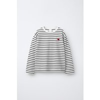 Zara - Gestreiftes T-Shirt Mit Herz - Gestreift - Unisex | Zara DE