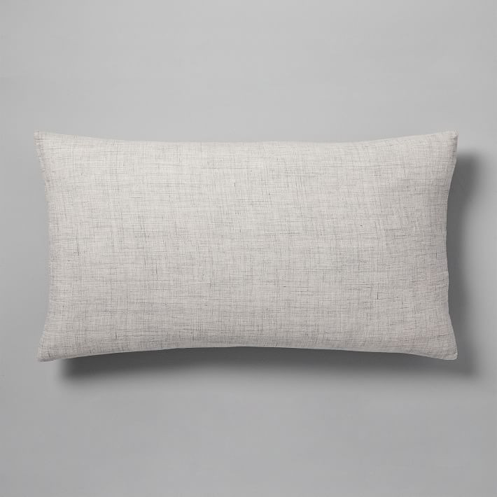 Belgian Flax Linen Fiber Dyed Duvet Cover & Shams - Frost Gray | West Elm (US)