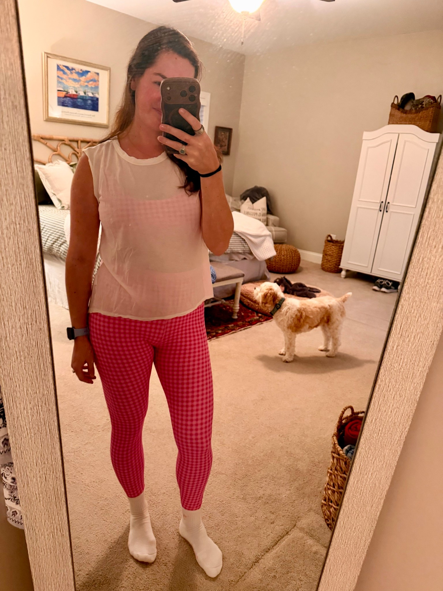 The cutest new spring workout set from Target! 
TTS wearing a Medium 

#LTKfitnessgoals #LTKActive #LTKValentine