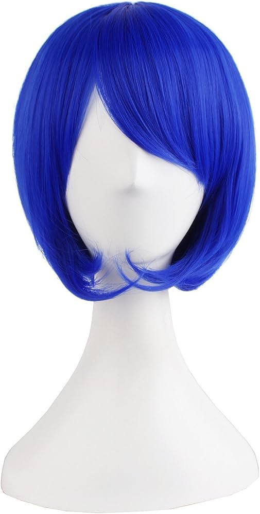 MapofBeauty Women Short Straight Cosplay Party BOB Wig (Navy Blue) | Amazon (US)