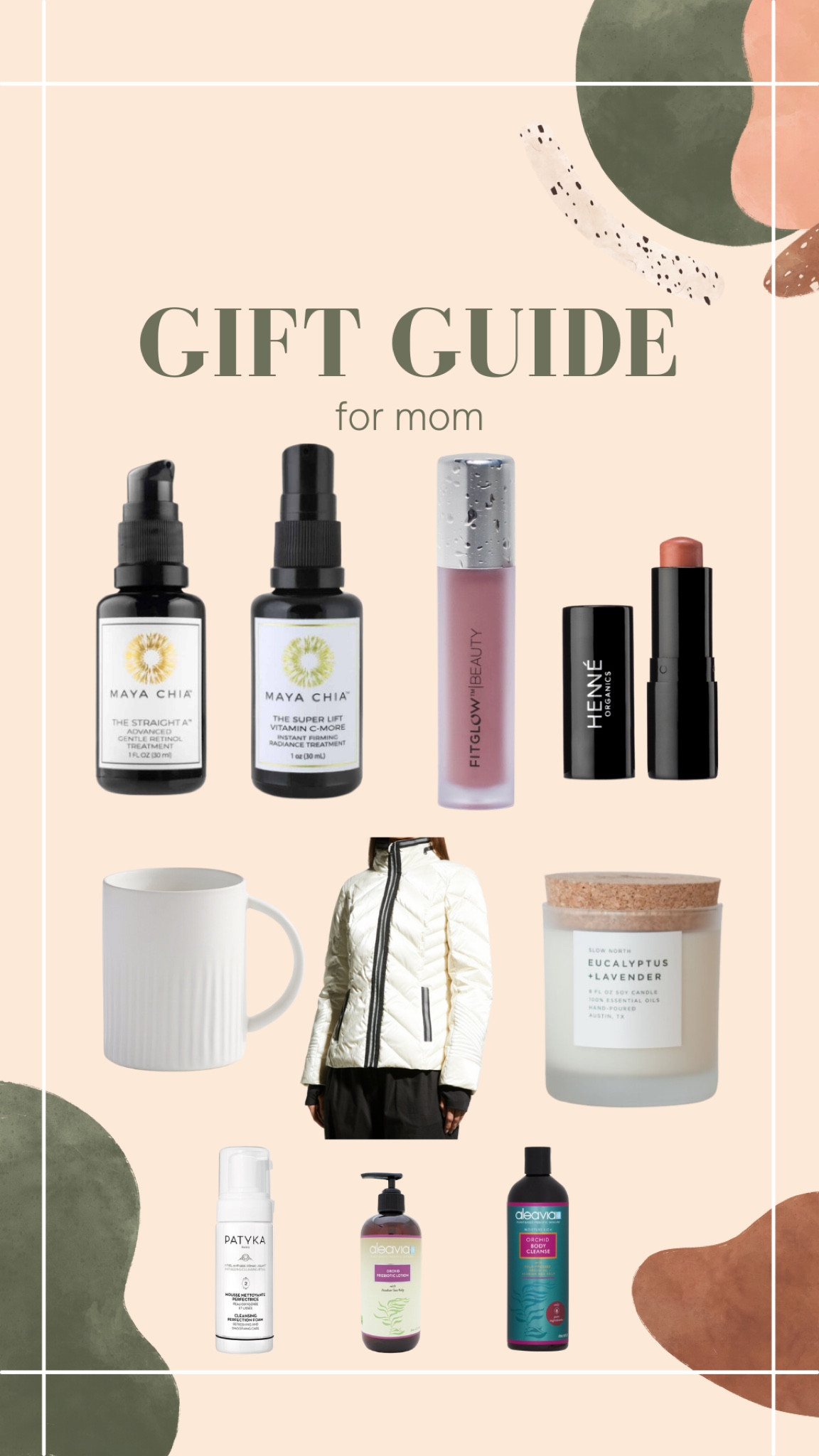 GIFT GUIDE for mom! 
✨Code KARLY15 on Aleavia!
✨Code CLEANLIVINGKARLY on Henne! 

#LTKHoliday #LTKGiftGuide #LTKbeauty